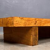 Brutalist Japandi Wabi Sabi coffee table