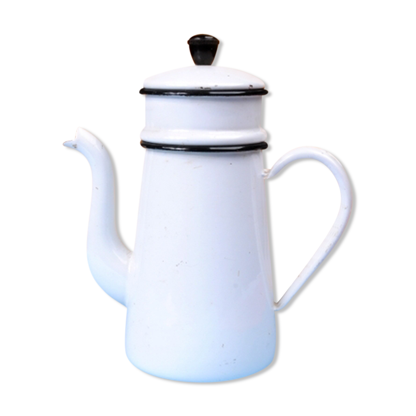Vintage enamel teapot