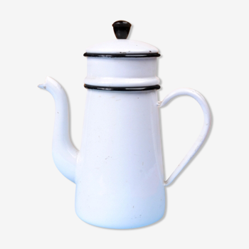 Vintage enamel teapot