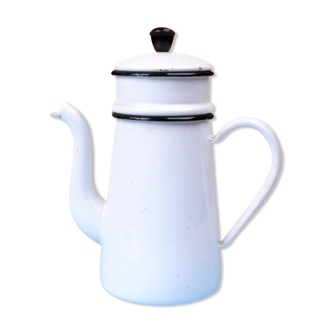 Vintage enamel teapot