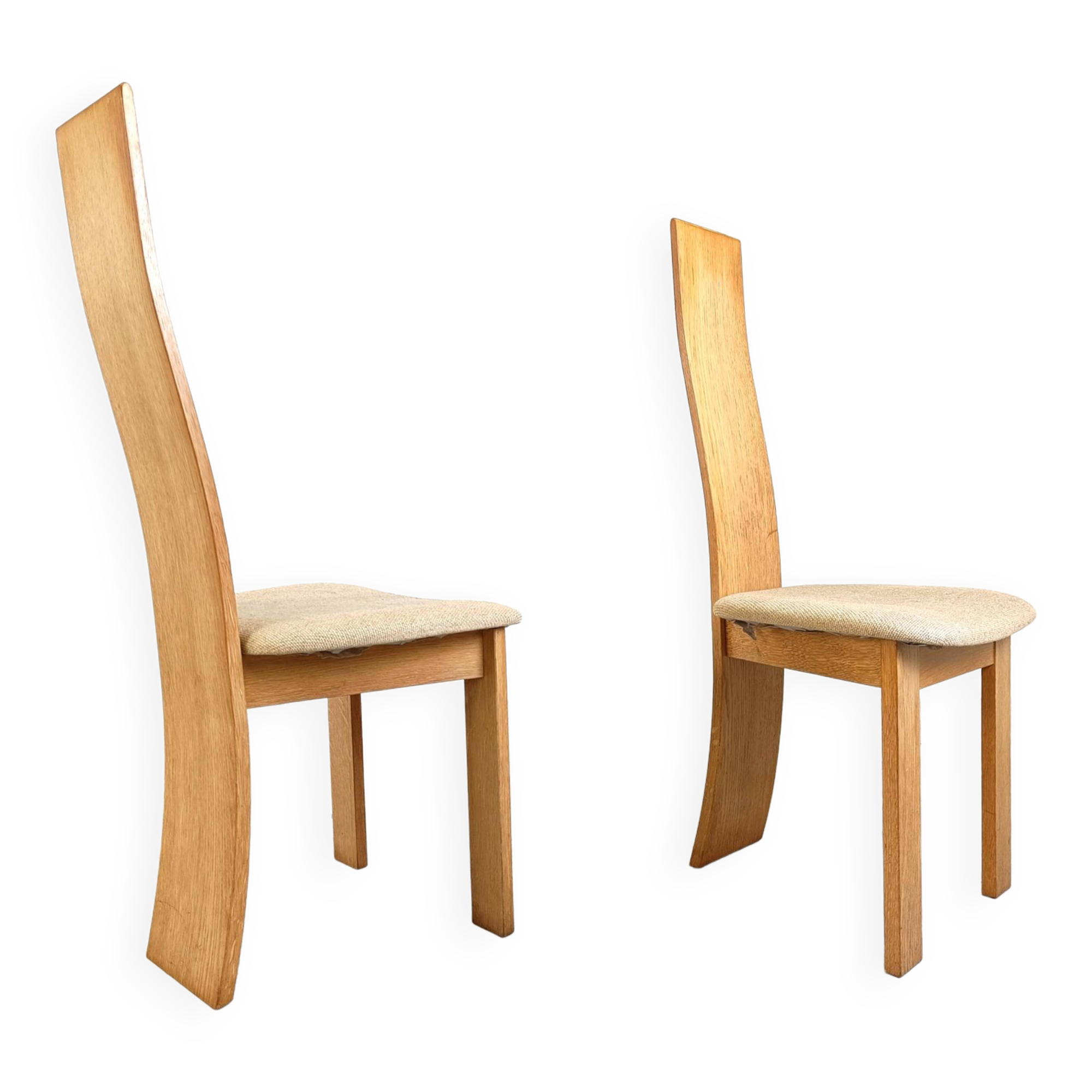 Set of 6 dining chairs by Rob & Dries van den Berghe, 1980s