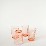 lot de 4 verres à eau, Rosaline, 1970