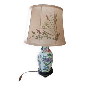 Old Chinese lamp. Vintage.
