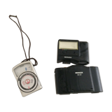 Appareil photo minox 35 gt + flash + cellule yashica yem-31 super