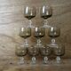 9 verres à apéritif en verre fumé Luminarc modèle Domaine