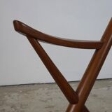 Frank Reenskaug, Bramin Møbler rocking chair Danish teak 60s