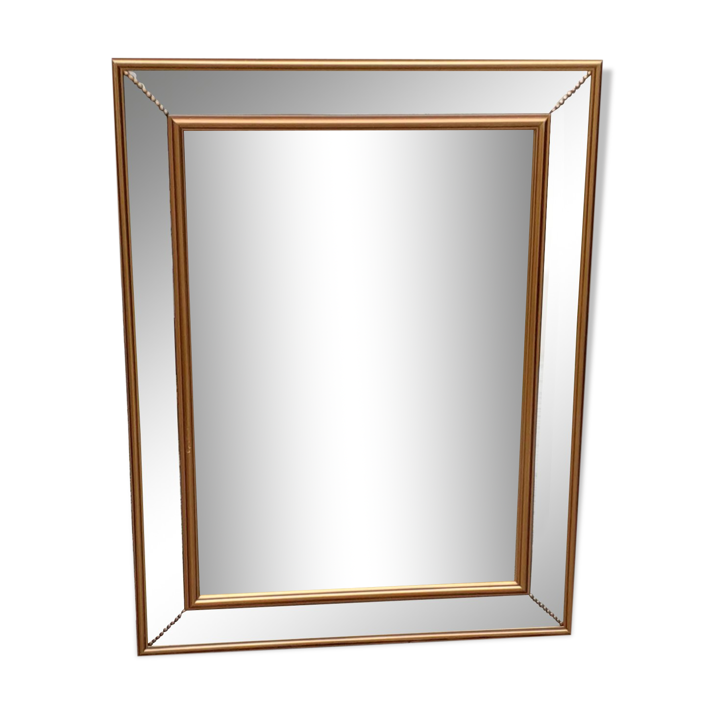 Bevelled mirror 89 x 68cm