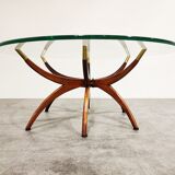Mid century spider coffee table, 1950