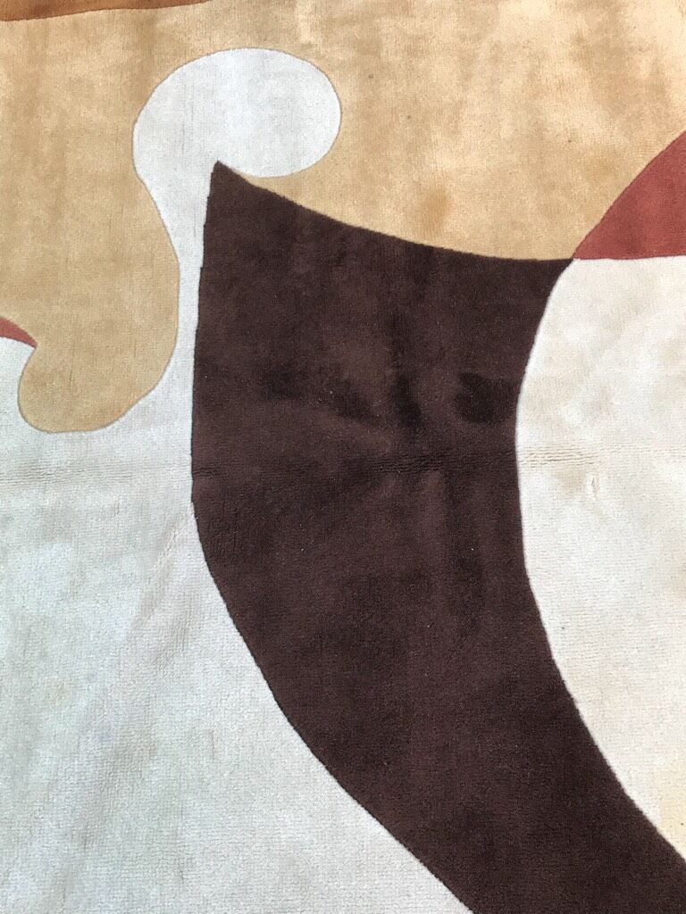 Beautiful french rug by Paulette Née handmade 160 x 230 cm