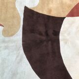 Beautiful french rug by Paulette Née handmade 160 x 230 cm