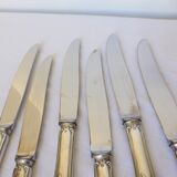 6 vintage knives in English silver metal hallmarked 2106273