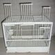 Old white birdcage