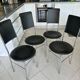 4 chaises signées calligaris