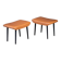 Cognac Leather Stools by Ølholm Møbelfabrik, 1960s, Set of 2