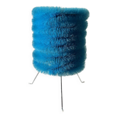 Table lamp, blue brush, rare vintage IKEA model LYSBOJ.