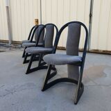 Set of 4 designer chairs from 1970