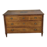 Louis XVI walnut chest of drawers