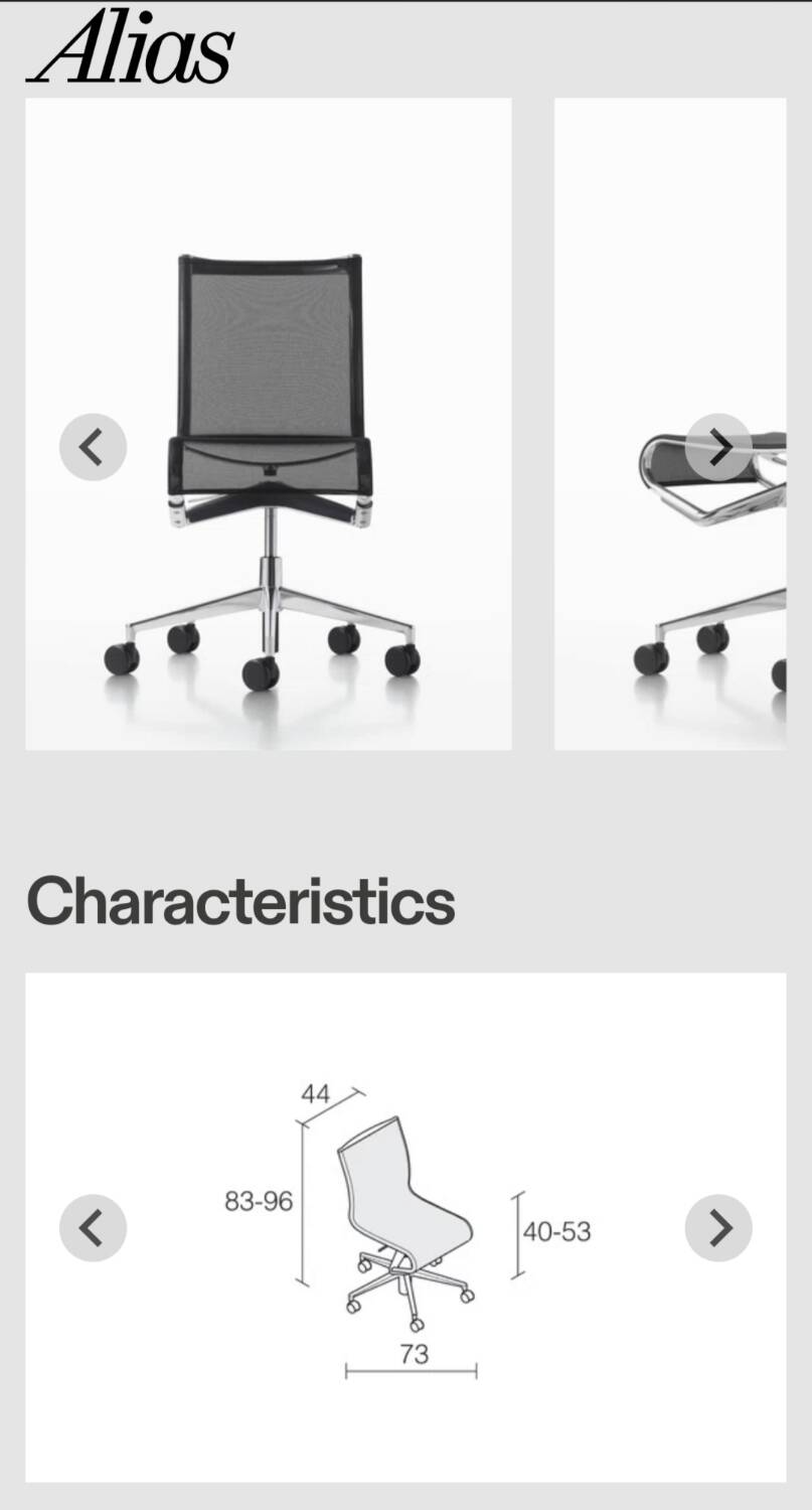 Chair Alias Rollingframe 44 / 432