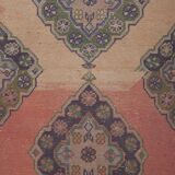 Vintage Turkish Oushak Handwoven Rug 86x482 cm