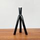 Sculptural porcelain vase from mid-century Germany by Lindner.