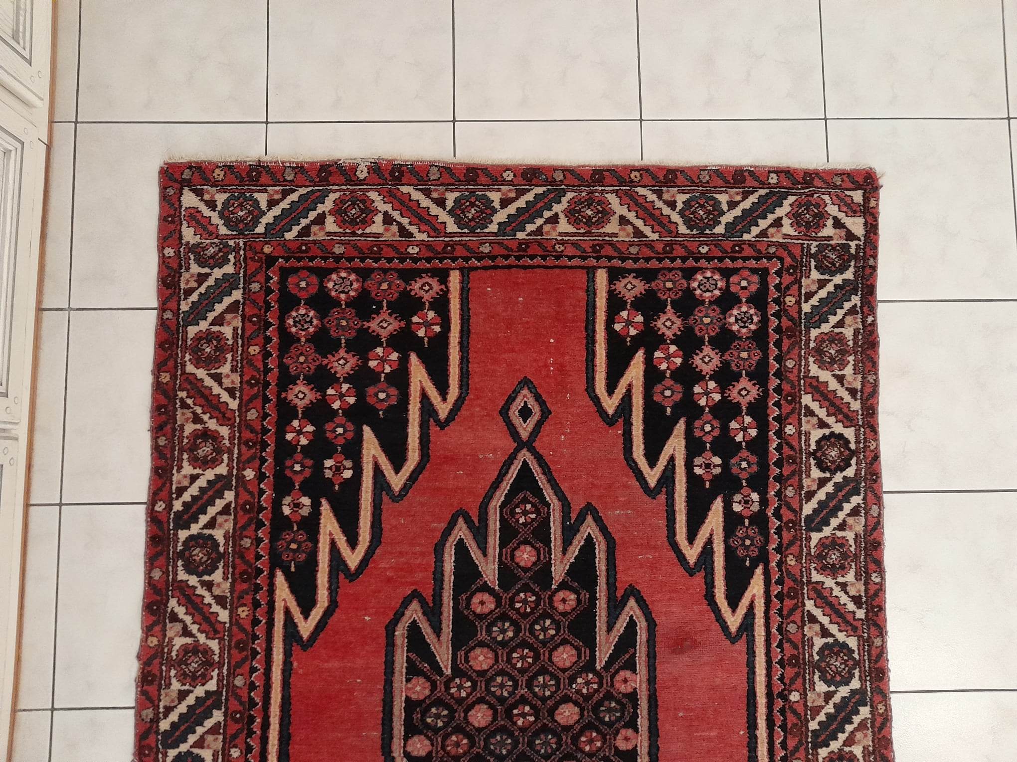 Handmade Persian Maslaghan rug 190x125cm