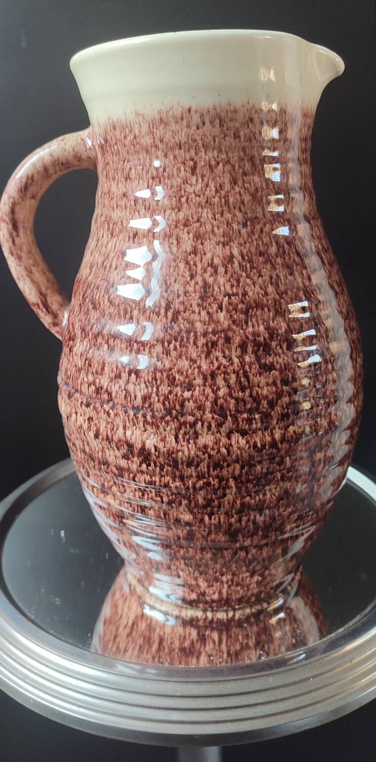 Vintage ceramic pitcher by Accolay