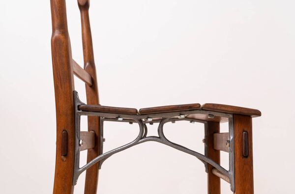 Lot de 8 chaises de salle à manger ou d'auberge, Valentin Jadrníček, début du XXe siècle