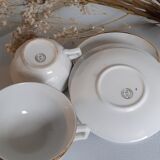Tasses blanches Luneville