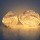 "Dora" stone lamps, created by André Cazenave for Atelier A.