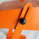 Lamp 70s orange metal
