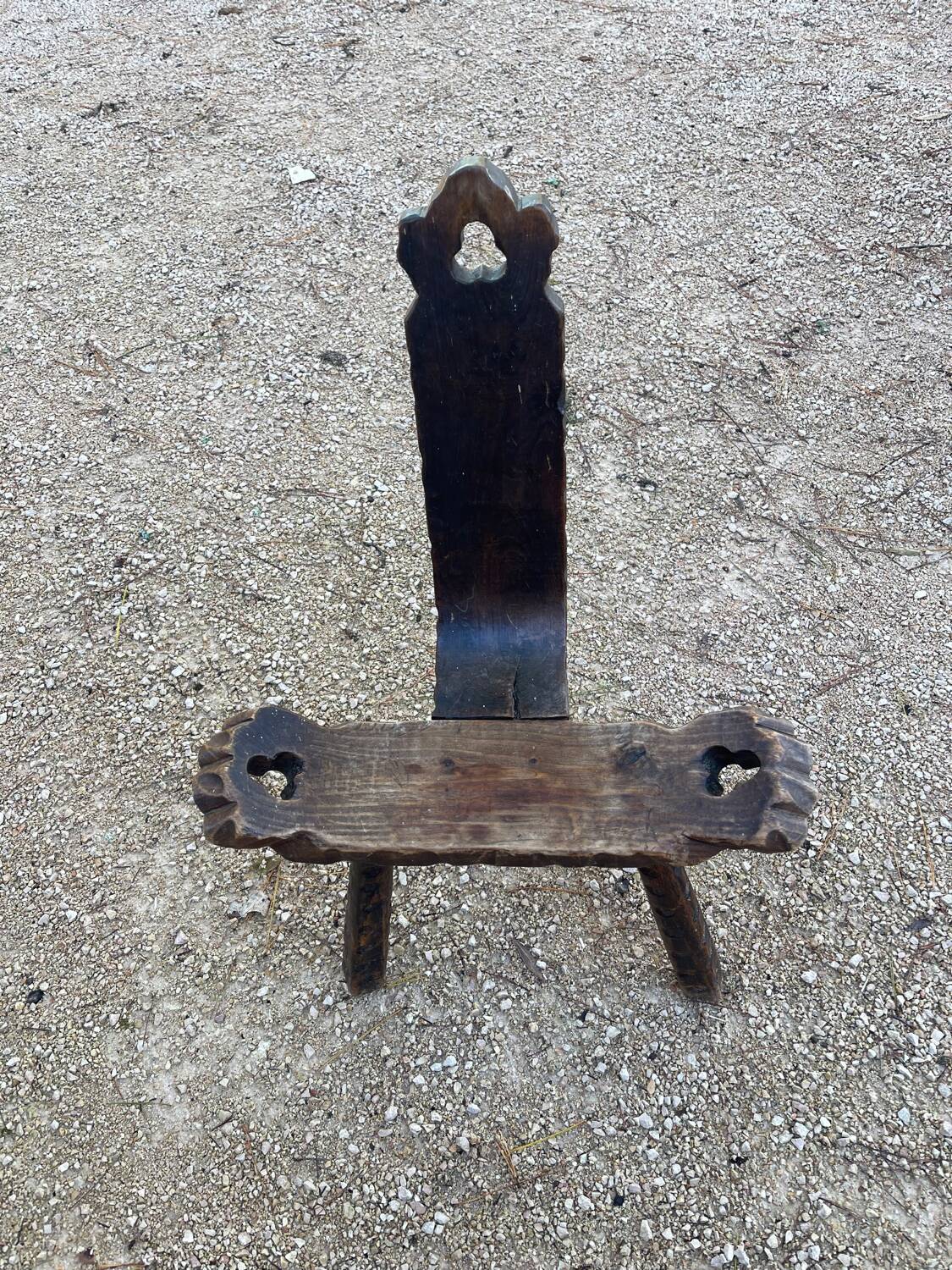 Brutalist Tripod Chair