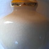 Gold and cream lamp