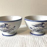 Pair of Moustiers cups