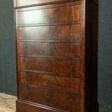 Napoleon III era semainier mahogany.