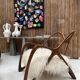 Paire de fauteuils sculpturaux en bois, Italie