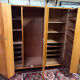 Armoire penderie dressing pied compas vintage design 60/70