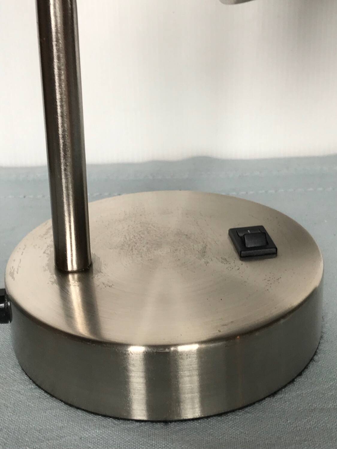 Flexible brushed steel desk lamp Kema Keur Germany vintage