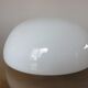 Sconce "half sphere" in white opaline 60/70 years
