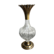 Vase verre et laiton