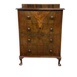 Commode anglaise en loupe