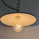 Industrial Dark Blue Enamel Light, 1930s