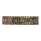Tapis de couloir vintage turc Oushak fait main en laine et coton marron, années 1970