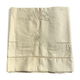 Cloth 2 places nine MB sunflowers lozenges mestizo beige