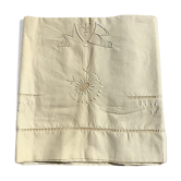 Cloth 2 places nine MB sunflowers lozenges mestizo beige