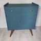 Meuble d'appoint pieds compas. Vintage