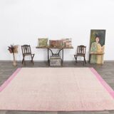 8x10 Rug For Living Room Pink & Beige Vintage Moroccan Rug, 259x301 Cm SKU. 34961