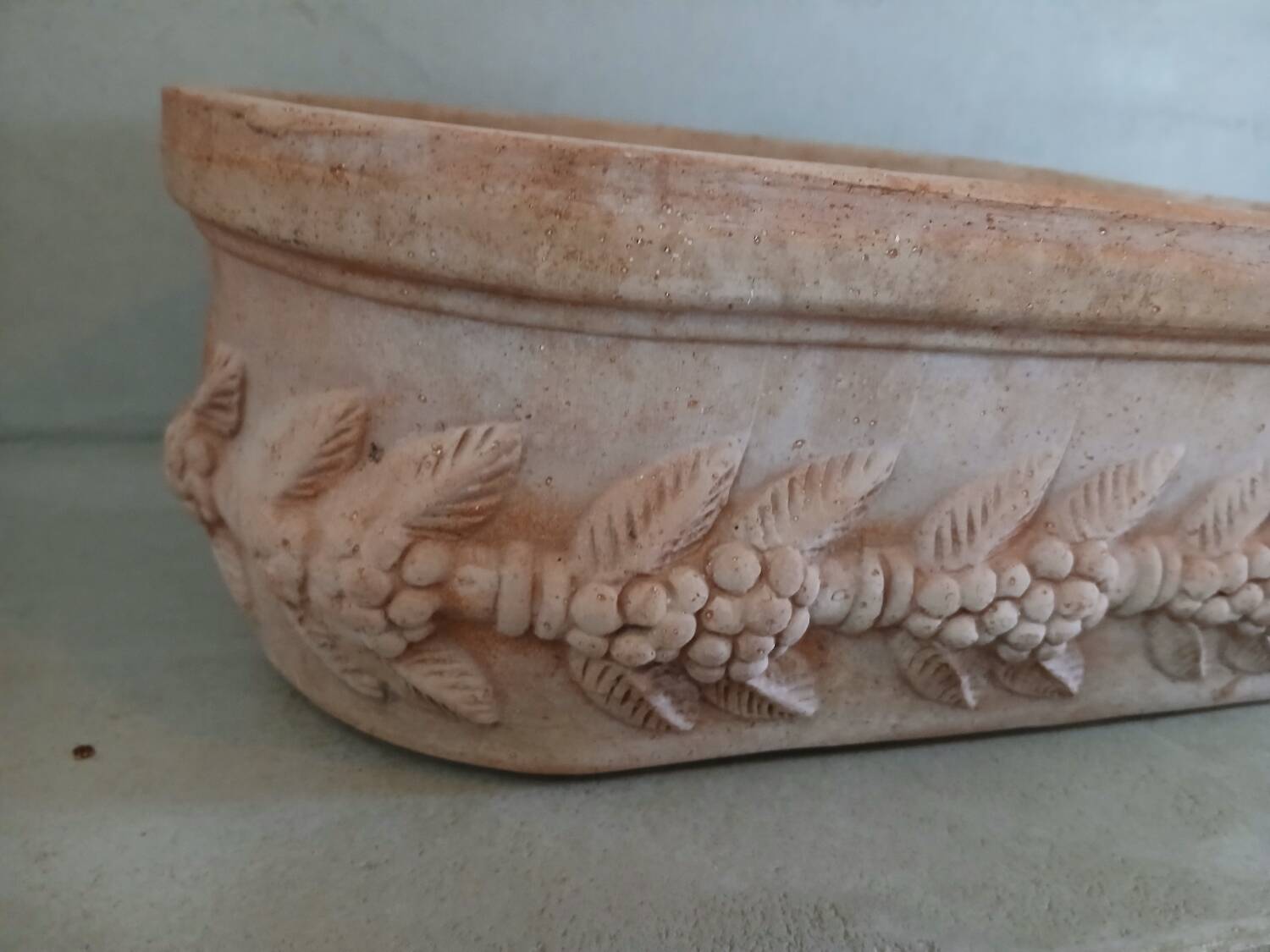 Tuscan terracotta planter
