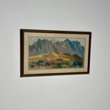 Swedish Oil on Panel – “Spanien” by Arne Bohman