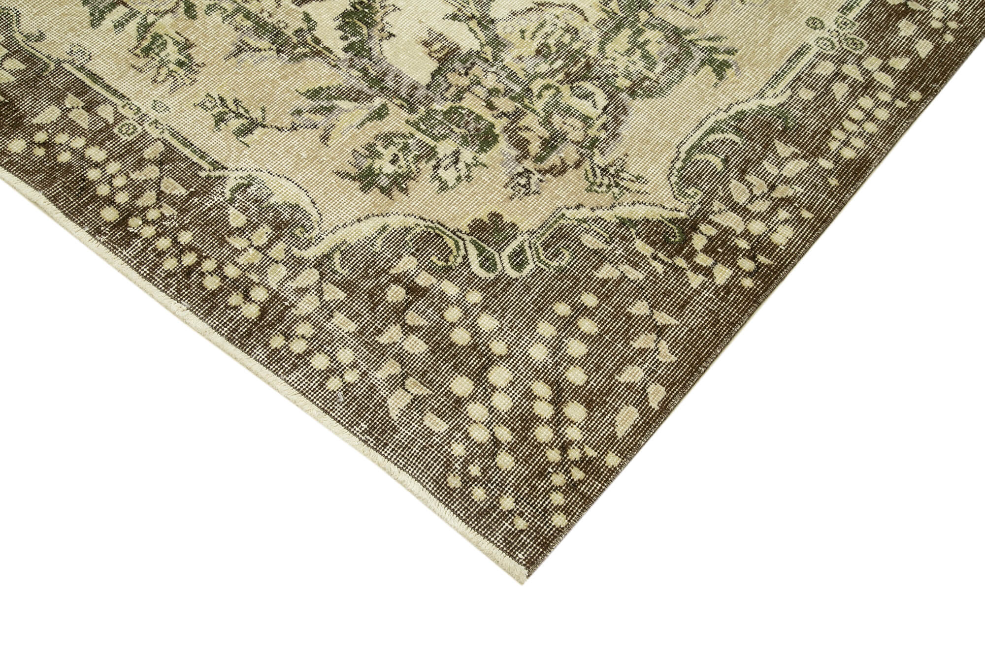 Hand-knotted turkish beige carpet 209 cm x 309 cm