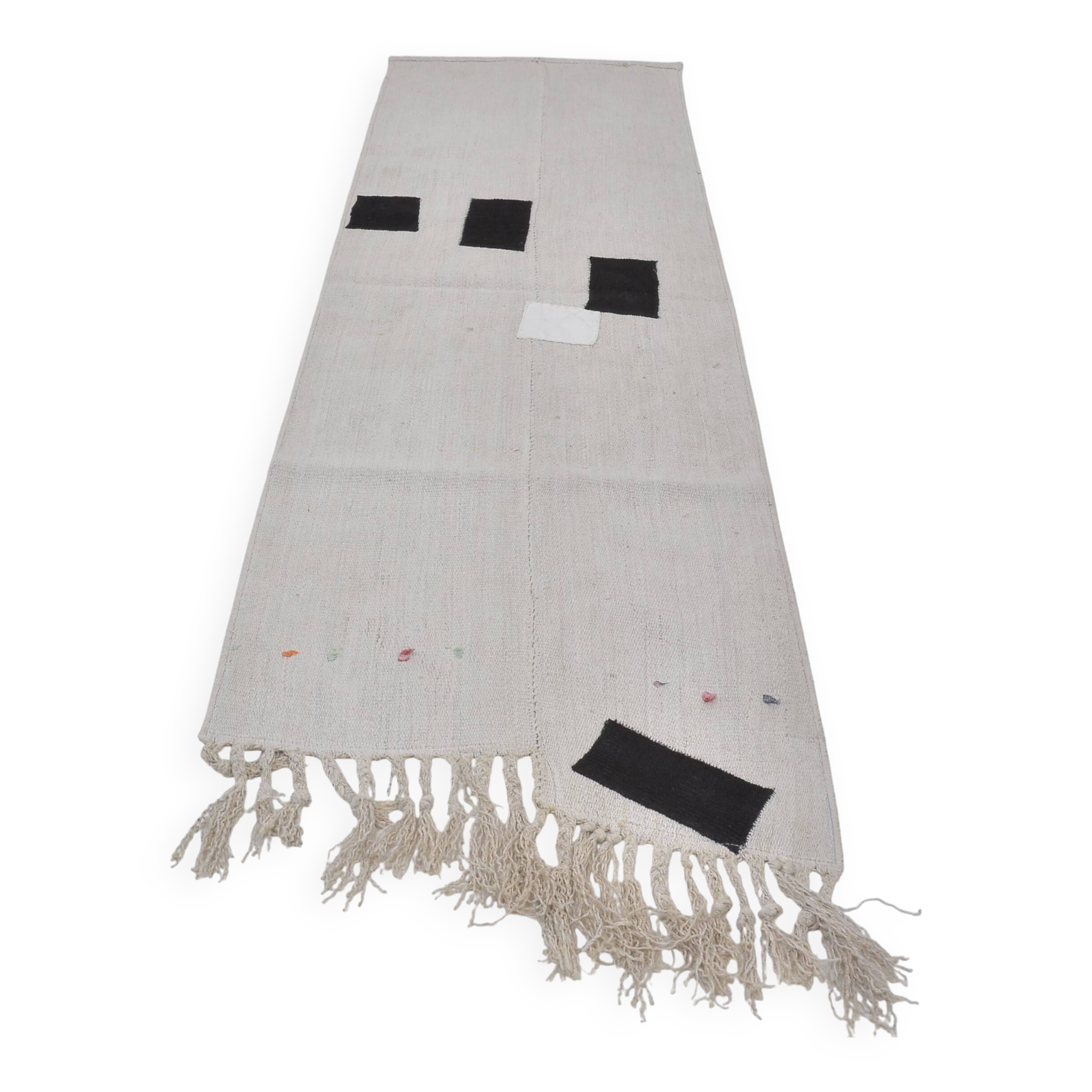 Vintage White Hmep Kilim Rug sku3878